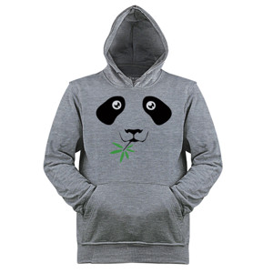 Jaket Hoodie Kaos Panda Face 3 (SB8A)