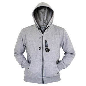 Hoodie Zipper Lets Ride