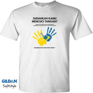 Kaos Sudahkah Kamu Mencuci Tangan