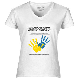 Kaos Sudahkah Kamu Mencuci Tangan