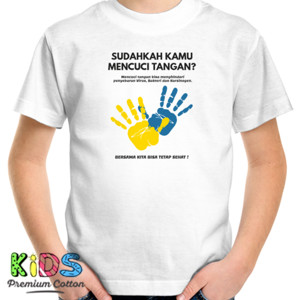 Kaos Sudahkah Kamu Mencuci Tangan