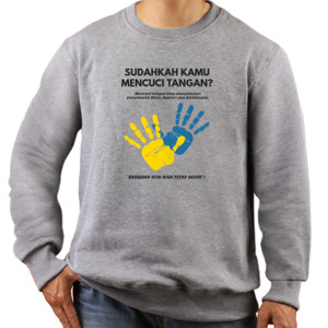 Jaket Sweater Sudahkah Kamu Mencuci Tangan