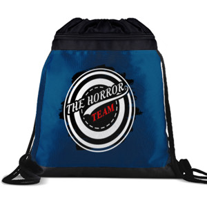 Tas Serut Tas Backpack biru hitam