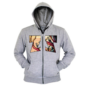 Hoodie Zipper KAOS 3D ZAS PRODUK