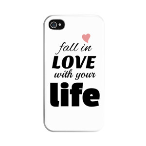 #Tipografi - Fall in Love With Ur Life Casing HP