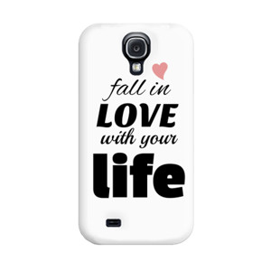 #Tipografi - Fall in Love With Ur Life Casing HP