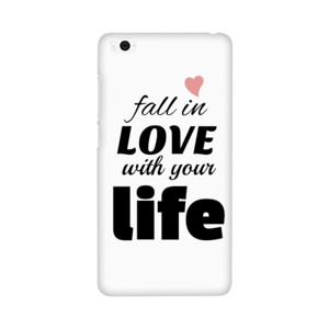 #Tipografi - Fall in Love With Ur Life Casing HP