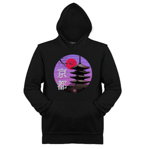 Jaket Hoodie Japanese Art - Pagoda