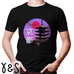 Kaos Japanese Art - Pagoda