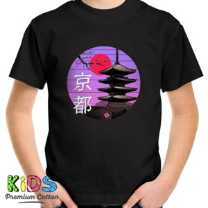Kaos Japanese Art - Pagoda