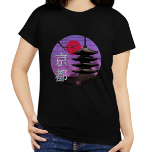 Kaos Japanese Art - Pagoda