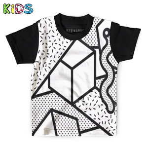 Kaos Anak Full-Print Neo memphis background 25