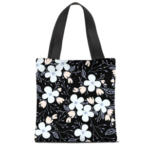 Tas Tote Fullprint Bunga