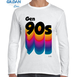 Kaos Kaos Pria Gen 90 Lengan Panjang by Co_mbro