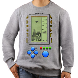 Jaket Sweater Kaos Jadul Tetris