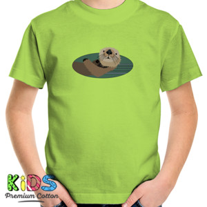 Kaos Kaos Anak Gambar Otter