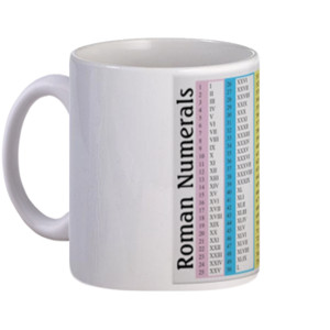 Mug Roman Numeric