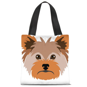 Tas Tote Fullprint anjing lucu fullprint