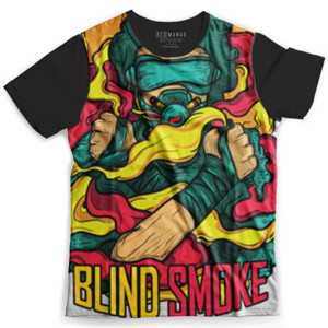Kaos Fullprint Tshirt Full Print Blind Smoke