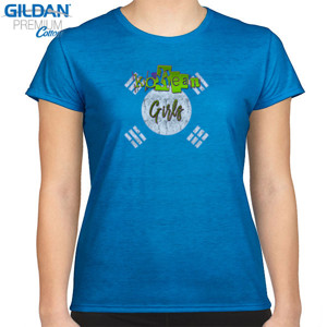 Kaos Kaos Fondness Wanita Gildan Korean Girl 2