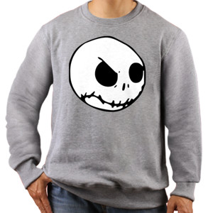 Jaket Sweater Nightmare - Jack Skellington Smiley 3