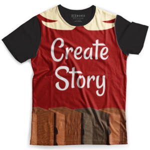 Kaos Fullprint Create Story cerita sejarah hidup life motivasi