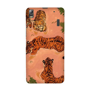 Tiger Sketch Peach Casing HP