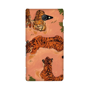 Tiger Sketch Peach Casing HP