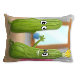 Bantal Vegetable - Bantal Persegi Panjang by Co_mbro