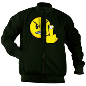 Jaket Bomber F*ck Emoji