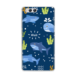 Casing HP Paus dan hiu dilautan