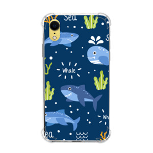 Casing HP Paus dan hiu dilautan