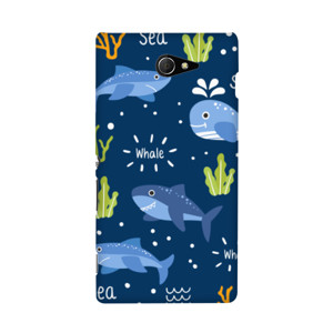 Paus dan hiu dilautan Casing HP