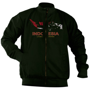 Jaket Bomber INDONESIA LA MIA MADREPATRIA (MY HOME LAND)