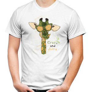 Kaos Jerapah Gila Makan Nanas