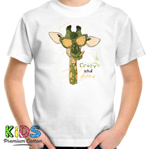 Kaos Jerapah Gila Makan Nanas