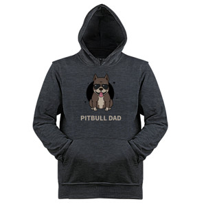 Jaket Hoodie Kaos Unik Pitbull Dad