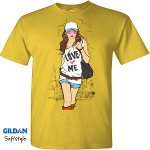 Kaos Cewek Kaos Kuning