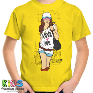Kaos Cewek Kaos Kuning
