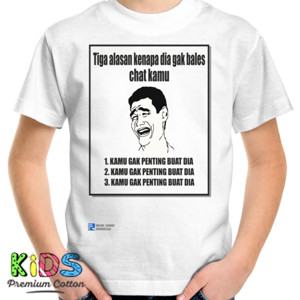 Kaos Alasan Gak Chat