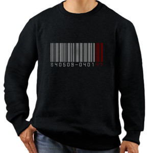 Jaket Sweater Barcode Agent 47