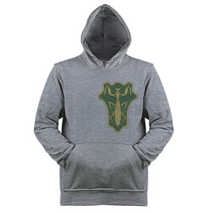 Jaket Hoodie Squad Green Mantis Insignia Black Clover
