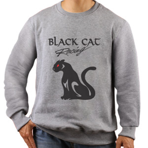 Jaket Sweater Distro Black Cat Racing