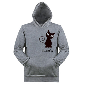 Jaket Hoodie Kaos Kucing 1