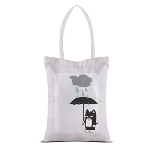 Tas Tote Kucing Kehujanan Tas Tote