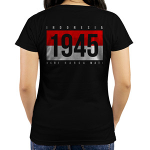 Kaos INDONESIA 1945 NKRI HARGA MATI back print