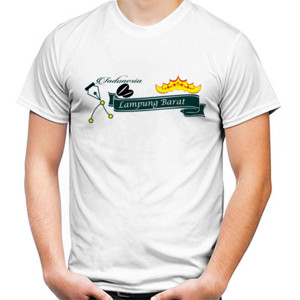 Kaos lampung Barat surga kopi