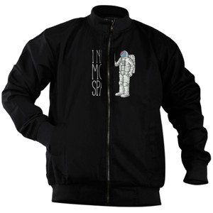 Jaket Bomber Astronot Pegang Balon