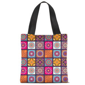 Tas Tote Fullprint ornamen 1