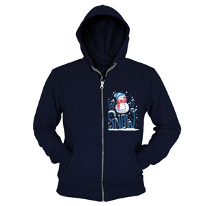Hoodie Zipper snowman